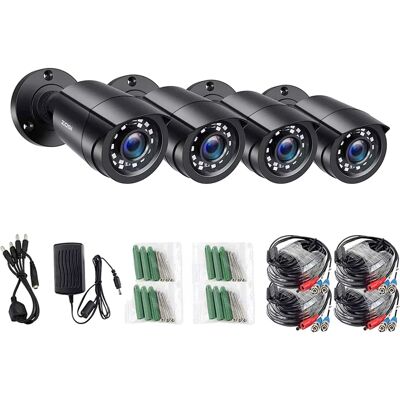 OEM Telecamera Di Sicurezza Cctv, Risoluzione Hd 1080p, Visione Notturna, Nera OEM Telecamera Di Sicurezza Cctv, Risoluzione Hd 1080p, Visione Notturna, Nera