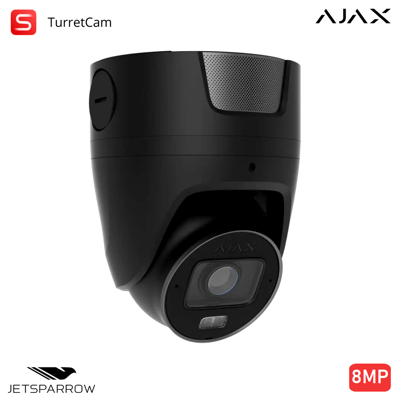 AJAX 135575 - Tvcc Superior - Superior Turretcam Hlvf (8 Mp) - Colore Black - Videosorveglianza Professionale AJAX 135575 - Tvcc Superior - Superior Turretcam Hlvf (8 Mp) - Colore Black - Videosorveglianza Professionale