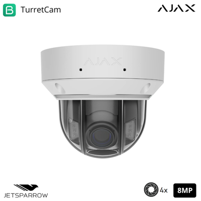 AJAX 126287 - Tvcc - Domecam Hlvf (8 Mp) - Colore White - Videosorveglianza AJAX 126287 - Tvcc - Domecam Hlvf (8 Mp) - Colore White - Videosorveglianza