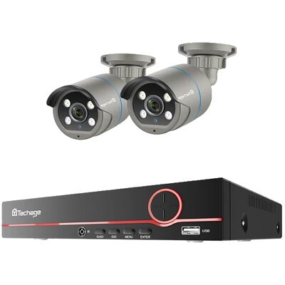 OEM Sistema Di Videosorveglianza, Rilevamento Volti Tramite Ia, Risoluzione 4 Mp, Nessuno, Nvr A 8 Canali E 2 Telecamere OEM Sistema Di Videosorveglianza, Rilevamento Volti Tramite Ia, Risoluzione 4 Mp, Nessuno, Nvr A 8 Canali E 2 Telecamere
