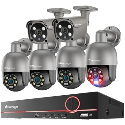 OEM Sistema Di Telecamere Di Sicurezza, Risoluzione 5 Mp, Capacità Di Visione Notturna, Videosorveglianza Cctv Per Esterni, Nvr A 8 Canali Con 8 Telecamere, 3t, Nessuno, Nvr A 8 Canali Con 6 Telecamere OEM Sistema Di Telecamere Di Sicurezza, Risoluzione 5 Mp, Capacità Di Visione Notturna, Videosorveglianza Cctv Per Esterni, Nvr A 8 Canali Con 8 Telecamere, 3t, Nessuno, Nvr A 8 Canali Con 6 Telecamere