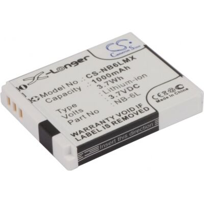 Batteria Cameron Sino per Canon IXUS 200 IS 300 HS PowerShot D10 D20 NB-6L NB-6LH - Batteria per Fotocamera Batteria Cameron Sino per Canon IXUS 200 IS 300 HS PowerShot D10 D20 NB-6L NB-6LH - Batteria per Fotocamera