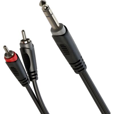 OEM Cavo Audio Jack Stereo Da 6,3 Mm / 2 X Rca 3 M Roxtone Sayc110l3 OEM Cavo Audio Jack Stereo Da 6,3 Mm / 2 X Rca 3 M Roxtone Sayc110l3