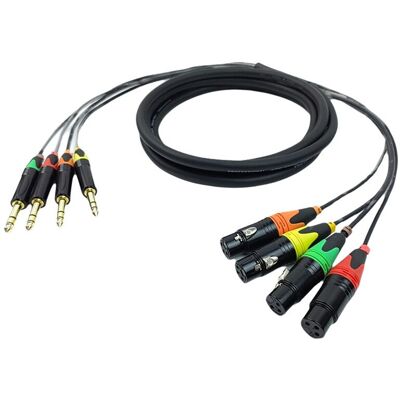 OEM Adatto Per Cavo Da Trs 6,35 Mm A Xlr, Spina Jack Da 6,35 Mm, Audio Stereo, Linea Bilanciata A Xlr, 90 Cm. OEM Adatto Per Cavo Da Trs 6,35 Mm A Xlr, Spina Jack Da 6,35 Mm, Audio Stereo, Linea Bilanciata A Xlr, 90 Cm.