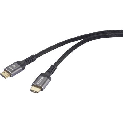 SpeaKa Professional Hdmi Cavo Spina Hdmi-a, Spina Hdmi-a 3.00 M Nero Sp-13125636 Uhd 8k, Cavo Hdmi SpeaKa Professional Hdmi Cavo Spina Hdmi-a, Spina Hdmi-a 3.00 M Nero Sp-13125636 Uhd 8k, Cavo Hdmi
