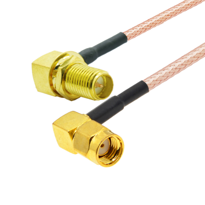 OEM Cavo Rg316 Con Connettore/presa Sma-rp Angolato, 50 Cm. OEM Cavo Rg316 Con Connettore/presa Sma-rp Angolato, 50 Cm.