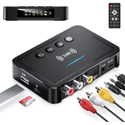 OEM Trasmettitore Bluetooth, Adattatore Trasmettitore/ricevitore Bluetooth 5.0 3 In 1, Radio Fm Per Auto, Jack Da 3,5 Mm, Hifi, Rca/aux/ottico/coassiale Per Tv/pc/sistema Stereo/cuffie/altoparlanti OEM Trasmettitore Bluetooth, Adattatore Trasmettitore/ricevitore Bluetooth 5.0 3 In 1, Radio Fm Per Auto, Jack Da 3,5 Mm, Hifi, Rca/aux/ottico/coassiale Per Tv/pc/sistema Stereo/cuffie/altoparlanti
