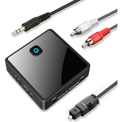 OEM Ricevitore Trasmettitore Bluetooth 2 In 1 Adattatore Audio Bluetooth 5.0 A Bassa Latenza Con Cavo Ottico Toslink Rca 3,5 Mm Aux Per Tv/pc/laptop Dual Link OEM Ricevitore Trasmettitore Bluetooth 2 In 1 Adattatore Audio Bluetooth 5.0 A Bassa Latenza Con Cavo Ottico Toslink Rca 3,5 Mm Aux Per Tv/pc/laptop Dual Link