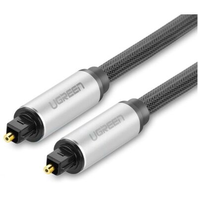 UGREEN Cavo Ottico Toslink Spdif Da 3 M, Grigio UGREEN Cavo Ottico Toslink Spdif Da 3 M, Grigio