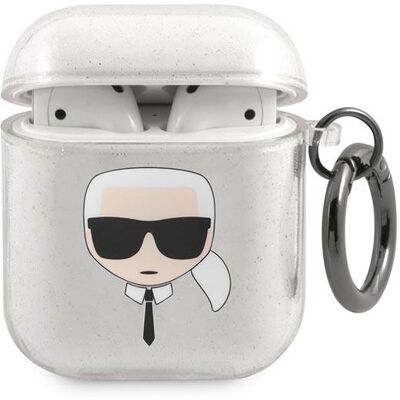 Custodia AirPods Argento di Karl Lagerfeld - Protezione & Stile Custodia AirPods Argento di Karl Lagerfeld - Protezione & Stile