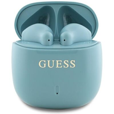 Auricolari wireless Guess turchese - TWS con custodia di ricarica impermeabile Auricolari wireless Guess turchese - TWS con custodia di ricarica impermeabile