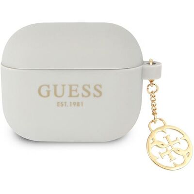 Custodia in Silicone Grigia per Airpods 3 - Guess Custodia in Silicone Grigia per Airpods 3 - Guess
