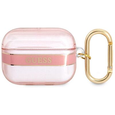Custodia Rosa Guess AirPods Pro - Collezione Strap - Cover per Auricolari Custodia Rosa Guess AirPods Pro - Collezione Strap - Cover per Auricolari