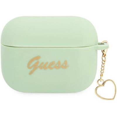 Custodia in silicone Guess per AirPods Pro - Verde - Cover auricolari Custodia in silicone Guess per AirPods Pro - Verde - Cover auricolari