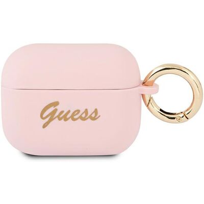 Cover in silicone Guess per Airpods Pro - Rosa - Custodia auricolari Cover in silicone Guess per Airpods Pro - Rosa - Custodia auricolari