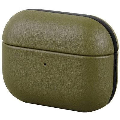 Custodia in Vera Pelle Olive per AirPods Pro - Cover Auricolari Custodia in Vera Pelle Olive per AirPods Pro - Cover Auricolari