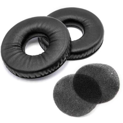 VHBW 2x Cuscinetti Auricolari Di Ricambio Compatibile Con Akg K141 Studio, K142 Cuffie, Headset, Poliuretano Nero, Lucido VHBW 2x Cuscinetti Auricolari Di Ricambio Compatibile Con Akg K141 Studio, K142 Cuffie, Headset, Poliuretano Nero, Lucido