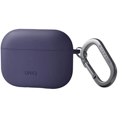 Custodia Uniq Nexo AirPods Pro 2 - Viola, Silicone Ibrido, Ganci di Comfort Custodia Uniq Nexo AirPods Pro 2 - Viola, Silicone Ibrido, Ganci di Comfort