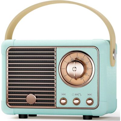 OEM Altoparlante Bluetooth - Altoparlante Bluetooth Retrò - Lettore Musicale Portatile Vintage Con Maniglia - Mini Altoparlante Per Camera Da Letto E Ufficio OEM Altoparlante Bluetooth - Altoparlante Bluetooth Retrò - Lettore Musicale Portatile Vintage Con Maniglia - Mini Altoparlante Per Camera Da Letto E Ufficio