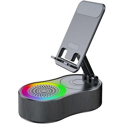 OEM Supporto Per Altoparlante Bluetooth, Supporto Audio E Video Multifunzionale Girevole A 360° Con Suono Surround Hifi, Capacità Di Carico Di 8 Kg Per Telefoni E Tablet, Tws/fm/rgb/nfc OEM Supporto Per Altoparlante Bluetooth, Supporto Audio E Video Multifunzionale Girevole A 360° Con Suono Surround Hifi, Capacità Di Carico Di 8 Kg Per Telefoni E Tablet, Tws/fm/rgb/nfc