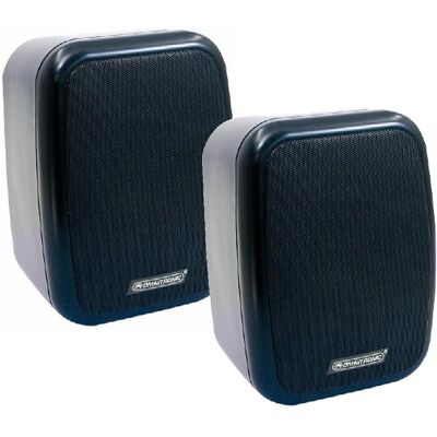 Omnitronic Pa Casse Acustiche Altoparlante Muro Dj Coppia Di Staffe Da Parete Incluso Wa-4s Nero Omnitronic Pa Casse Acustiche Altoparlante Muro Dj Coppia Di Staffe Da Parete Incluso Wa-4s Nero