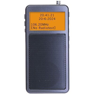 OEM Radio Fm Portatile, Mini Radio Tascabile Con Connessione Bluetooth 5.3, Uscita Fm A Bluetooth, Lettore Mp3, Altoparlante A Batteria, Ricarica Usb-c, Sveglia, Grigio OEM Radio Fm Portatile, Mini Radio Tascabile Con Connessione Bluetooth 5.3, Uscita Fm A Bluetooth, Lettore Mp3, Altoparlante A Batteria, Ricarica Usb-c, Sveglia, Grigio