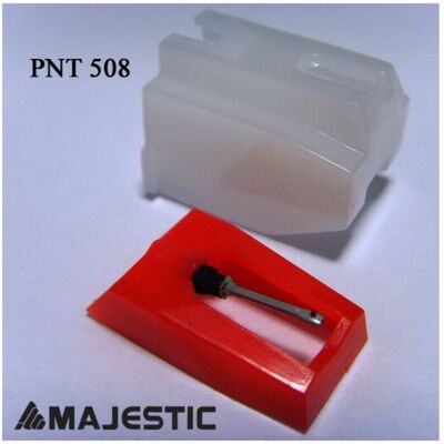 Majestic New Pnt-508 Puntina Di Ricambio Universale 9x18mm Rossa Per Giradischi Majestic New Pnt-508 Puntina Di Ricambio Universale 9x18mm Rossa Per Giradischi