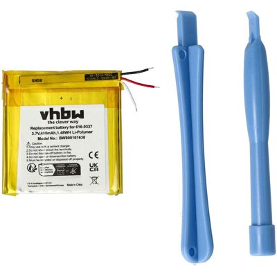 VHBW - Litio-polimeri Batteria 450mah (3.7v) Compatibile Con Mp3 Music Player Lettore Musicale Apple Ipod Nano 3. Generation, 3.generation, 3g 4gb, 3rd 4gb, 8gb VHBW - Litio-polimeri Batteria 450mah (3.7v) Compatibile Con Mp3 Music Player Lettore Musicale Apple Ipod Nano 3. Generation, 3.generation, 3g 4gb, 3rd 4gb, 8gb