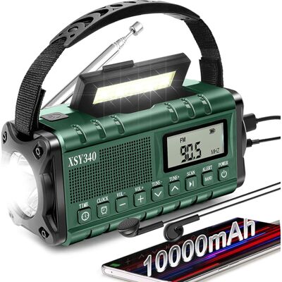 OEM Radio Di Emergenza 37000 Mwh Con Allarme Meteo Am/fm, Sveglia, Torcia Sos, Kit Di Sopravvivenza Portatile - Altro OEM Radio Di Emergenza 37000 Mwh Con Allarme Meteo Am/fm, Sveglia, Torcia Sos, Kit Di Sopravvivenza Portatile - Altro
