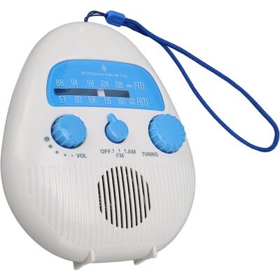 OEM Radio Portatile Per Doccia Con Am/fm, Resistente All'acqua E Ideale Per L'Utilizzo In Bagno. OEM Radio Portatile Per Doccia Con Am/fm, Resistente All'acqua E Ideale Per L'Utilizzo In Bagno.