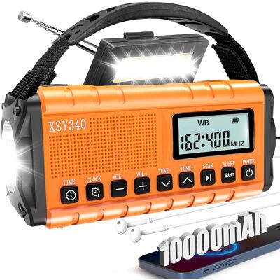 OEM Radio Di Emergenza Da 37000 Mwh Con Allarme Meteo Am/fm, Sveglia, Torcia Sos, Ideale Per Situazioni Di Sopravvivenza E Di Emergenza - Altro OEM Radio Di Emergenza Da 37000 Mwh Con Allarme Meteo Am/fm, Sveglia, Torcia Sos, Ideale Per Situazioni Di Sopravvivenza E Di Emergenza - Altro