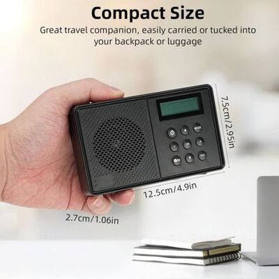 OEM Radio Portatile Dab, Dab+, Radio Fm Digitale Ricaricabile Con Bluetooth, Funzionamento A Rete O A Batteria, 40 Stazioni Memorizzabili OEM Radio Portatile Dab, Dab+, Radio Fm Digitale Ricaricabile Con Bluetooth, Funzionamento A Rete O A Batteria, 40 Stazioni Memorizzabili