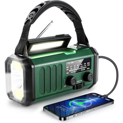 OEM Radio Fm Portatile, Dinamo Solare Da 10000 Mah, Sveglia, Caricatore Usb-c, Torcia E Luce Da Lettura, Allarme Sos Di Emergenza. OEM Radio Fm Portatile, Dinamo Solare Da 10000 Mah, Sveglia, Caricatore Usb-c, Torcia E Luce Da Lettura, Allarme Sos Di Emergenza.