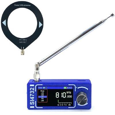OEM Nuovo Ricevitore Radio A Banda Intera Si4732 0,5-108 Mhz, Supporta Fm, Am E Ssb, Con Amplificatore Per Cuffie Integrato. OEM Nuovo Ricevitore Radio A Banda Intera Si4732 0,5-108 Mhz, Supporta Fm, Am E Ssb, Con Amplificatore Per Cuffie Integrato.