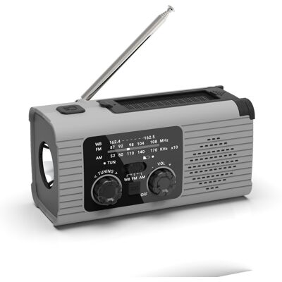 OEM Radio Di Emergenza A Manovella - Allarme Sos - Power Bank Usb Portatile - Ricarica Solare - Radio Am/fm/noaa OEM Radio Di Emergenza A Manovella - Allarme Sos - Power Bank Usb Portatile - Ricarica Solare - Radio Am/fm/noaa