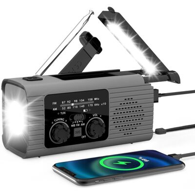 OEM Radio Di Emergenza Am/fm/noaa Con Radio A Dinamo Ricaricabile A Energia Solare - Torcia A Led, Allarme Sos E Dinamo A Manovella, Attrezzatura Da Campeggio Di Emergenza Per Lunghi Viaggi E Viaggi Su St OEM Radio Di Emergenza Am/fm/noaa Con Radio A Dinamo Ricaricabile A Energia Solare - Torcia A Led, Allarme Sos E Dinamo A Manovella, Attrezzatura Da Campeggio Di Emergenza Per Lunghi Viaggi E Viaggi Su St