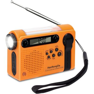 OEM Questa Radio Di Emergenza Portatile Multifunzionale Ad Energia Solare È Dotata Di Radio Am/fm/sw A Manovella, Torcia A Led, Power Bank Integrato Da 2000 Mah E Funzione Di Allarme Sos, Il Che La Rende OEM Questa Radio Di Emergenza Portatile Multifunzionale Ad Energia Solare È Dotata Di Radio Am/fm/sw A Manovella, Torcia A Led, Power Bank Integrato Da 2000 Mah E Funzione Di Allarme Sos, Il Che La Rende