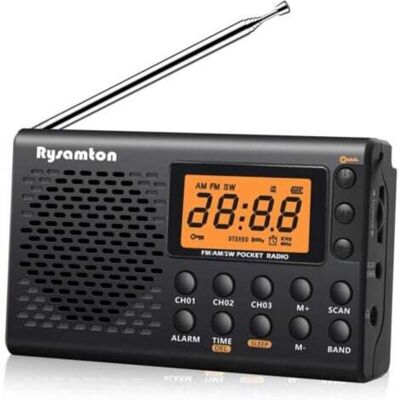 OEM (nero) Radio Portatile Am/fm/onde Corte, Radio Tascabile A Batteria, Ampio Display Digitale, Radiosveglia Con Sveglia E Funzione Sleep, Cuffie Incluse OEM (nero) Radio Portatile Am/fm/onde Corte, Radio Tascabile A Batteria, Ampio Display Digitale, Radiosveglia Con Sveglia E Funzione Sleep, Cuffie Incluse