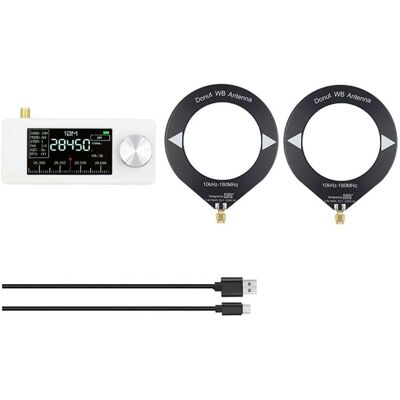 OEM Radio A Banda Intera Si4732 Con Antenna A Loop 10 Khz-180 Mhz, Ricevitore Am/fm Portatile Lsb Usb, Interfaccia Sma OEM Radio A Banda Intera Si4732 Con Antenna A Loop 10 Khz-180 Mhz, Ricevitore Am/fm Portatile Lsb Usb, Interfaccia Sma