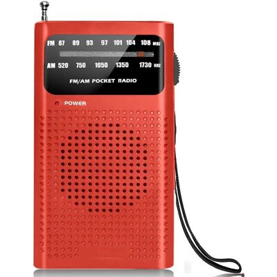 OEM Radio Portatile Am/fm Di Emergenza - Radio Di Sopravvivenza A 2 Bande Alimentata A Batteria Per Viaggi E Campeggio - Radio Tascabile Di Piccole Dimensioni Con Antenna Telescopica, Jack Per Cuffie E Tr OEM Radio Portatile Am/fm Di Emergenza - Radio Di Sopravvivenza A 2 Bande Alimentata A Batteria Per Viaggi E Campeggio - Radio Tascabile Di Piccole Dimensioni Con Antenna Telescopica, Jack Per Cuffie E Tr
