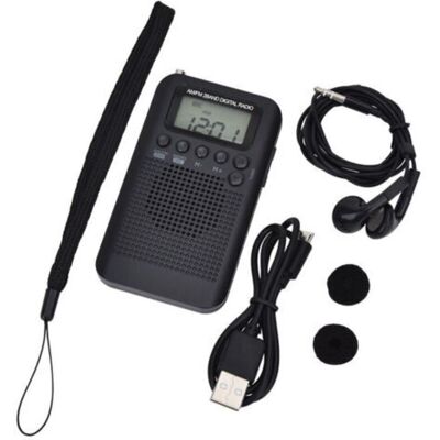 OEM (103x60x15mm) Mini Radio Tascabile Portatile Con Altoparlante, Ricevitore Stereo Digitale Fm/am Dsp Con Sveglia E Timer Per Uso Domestico E All'aperto, Radio Personale Con Cuffie OEM (103x60x15mm) Mini Radio Tascabile Portatile Con Altoparlante, Ricevitore Stereo Digitale Fm/am Dsp Con Sveglia E Timer Per Uso Domestico E All'aperto, Radio Personale Con Cuffie