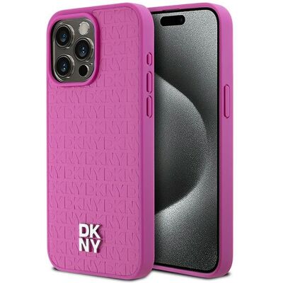 Custodia MagSafe Rosa DKNY per iPhone 15 Pro Max Custodia MagSafe Rosa DKNY per iPhone 15 Pro Max