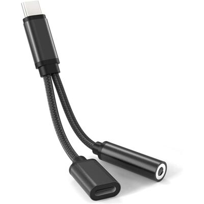 TORMATOR Adattatore Audio Usb-c 2 In 1 Con Jack Type-c E Adattatore Di Ricarica Compatibile Con Huawei P40 Pro/p30 Pro/p20, Mate 20 Pro/mate 30 Pro, Mi 9/9t Pro/10t/10t Pro TORMATOR Adattatore Audio Usb-c 2 In 1 Con Jack Type-c E Adattatore Di Ricarica Compatibile Con Huawei P40 Pro/p30 Pro/p20, Mate 20 Pro/mate 30 Pro, Mi 9/9t Pro/10t/10t Pro