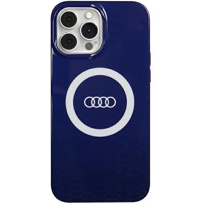 Custodia Audi IML Big Logo MagSafe per iPhone 13 Pro Max - Blu Custodia Audi IML Big Logo MagSafe per iPhone 13 Pro Max - Blu