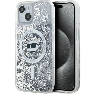 Custodia Karl Lagerfeld Liquid Glitter Choupette Head MagSafe - iPhone 15 Plus / 14 Plus Custodia Karl Lagerfeld Liquid Glitter Choupette Head MagSafe - iPhone 15 Plus / 14 Plus