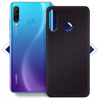OEM Custodia Per Huawei P30 Lite, Retro Opaco Nero + Vetro 9h OEM Custodia Per Huawei P30 Lite, Retro Opaco Nero + Vetro 9h