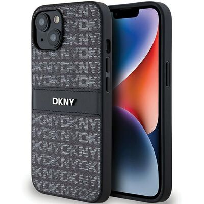 Custodia in pelle DKNY per iPhone 14 - Nero - Cover per smartphone Custodia in pelle DKNY per iPhone 14 - Nero - Cover per smartphone
