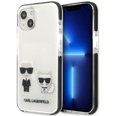 Custodia rigida bianca Karl Lagerfeld per iPhone 13 mini - Smartphone Custodia rigida bianca Karl Lagerfeld per iPhone 13 mini - Smartphone