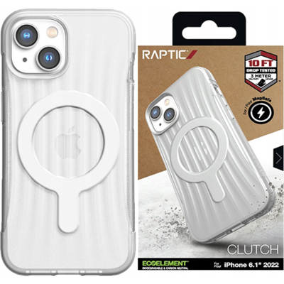 OEM Custodia Rigida Raptic X-doria Clutch Per Iphone 14 Con Cover Posteriore Magsafe Trasparente OEM Custodia Rigida Raptic X-doria Clutch Per Iphone 14 Con Cover Posteriore Magsafe Trasparente