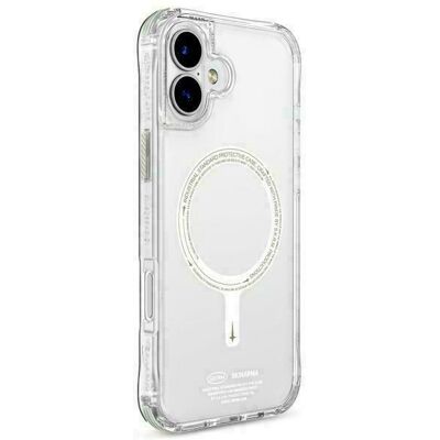 Custodia di ricarica magnetica verde Niteglow per iPhone 16 6.1" Custodia di ricarica magnetica verde Niteglow per iPhone 16 6.1"